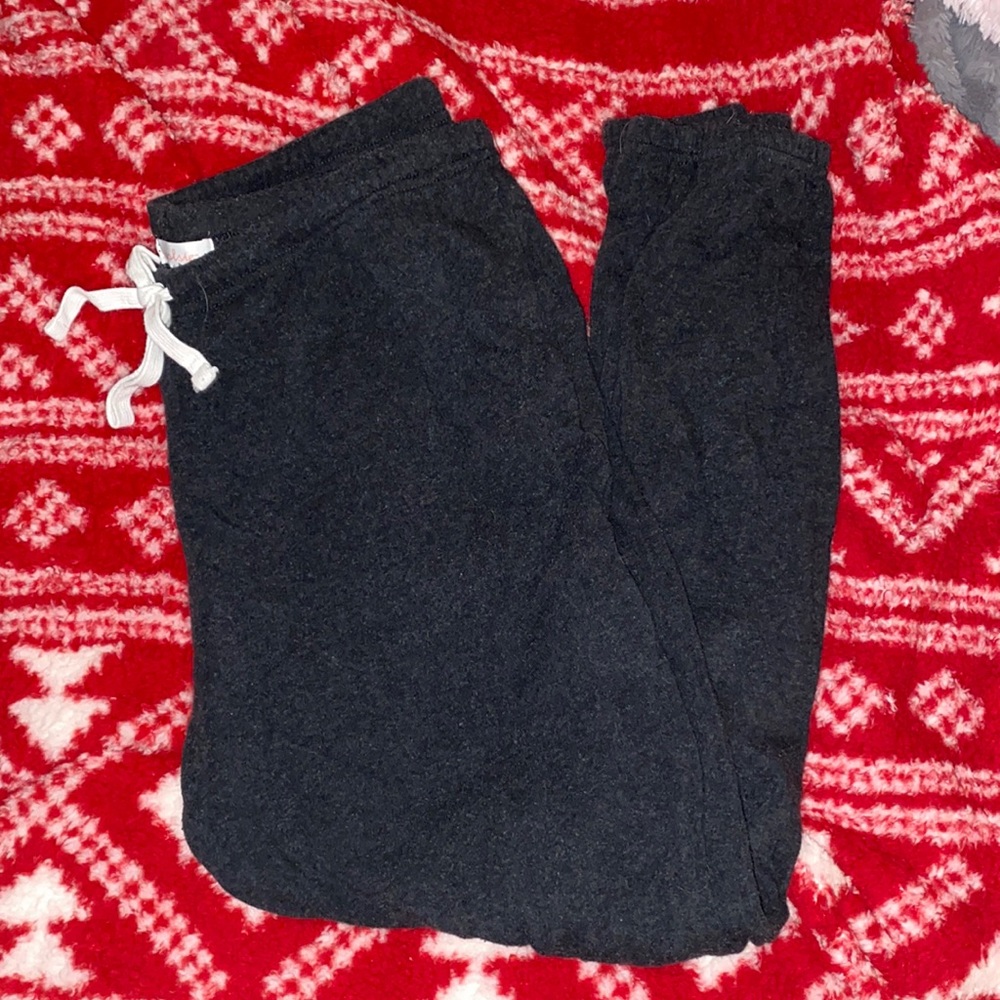 black joggers